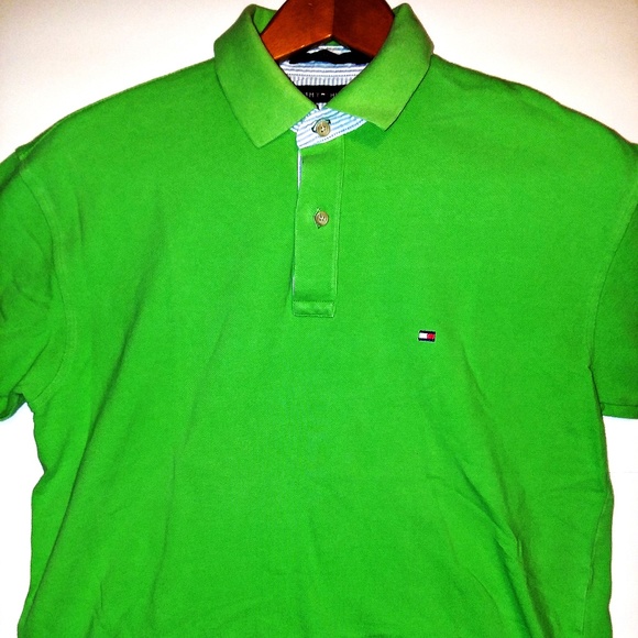 Tommy Hilfiger Other - Tommy Hilfiger Men's Polo Shirt Green Sz Large